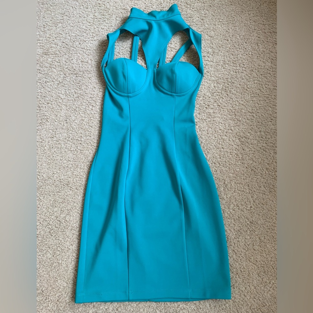 ASOS petite US 00 green dress